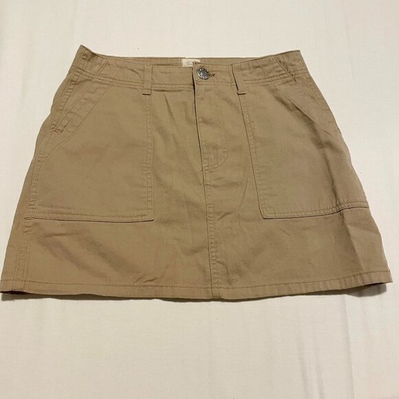 River Island Dresses & Skirts - ASOS River Island Cargo Mini Skirt in Beige Womens Size 4